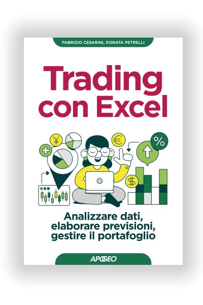 Copertina Libro Trading con Excel di Donata Petrelli e Fabrizio Cesarini Apogeo Editore