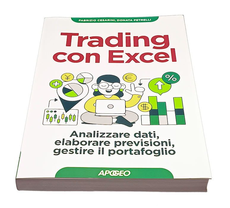 Copertina Libro Trading con Excel di Cesarini e Petrelli - Apogeo Editore